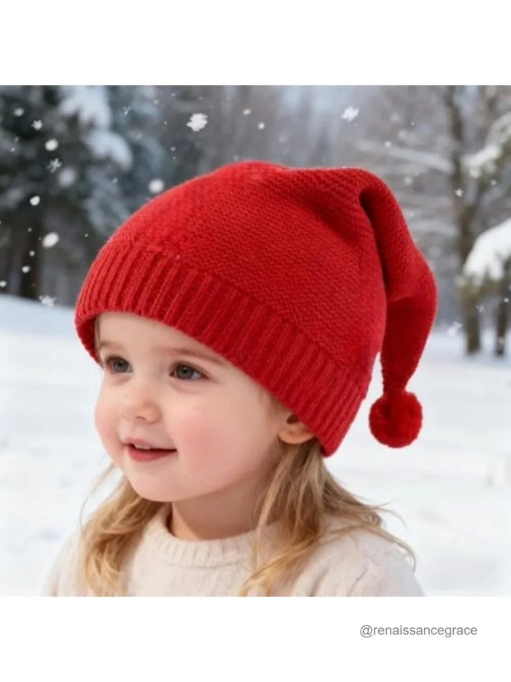 Cotton Beanie Knit Skull Cap Winter Hat for Toddler Kids